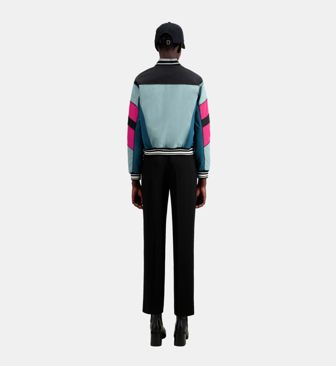 Short Jacket With Multicoloured Patchwork | Women | Celadon