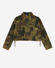 Short Denim Jacket | Women | Camouflage