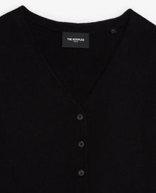 Fitted Wool And Cashmere Cardigan | Women | Black