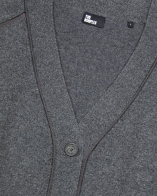 Grey Cashmere Cardigan | Women | Anthracite Melange