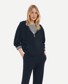 Wool And Cashmere Hoodie | Women | Black