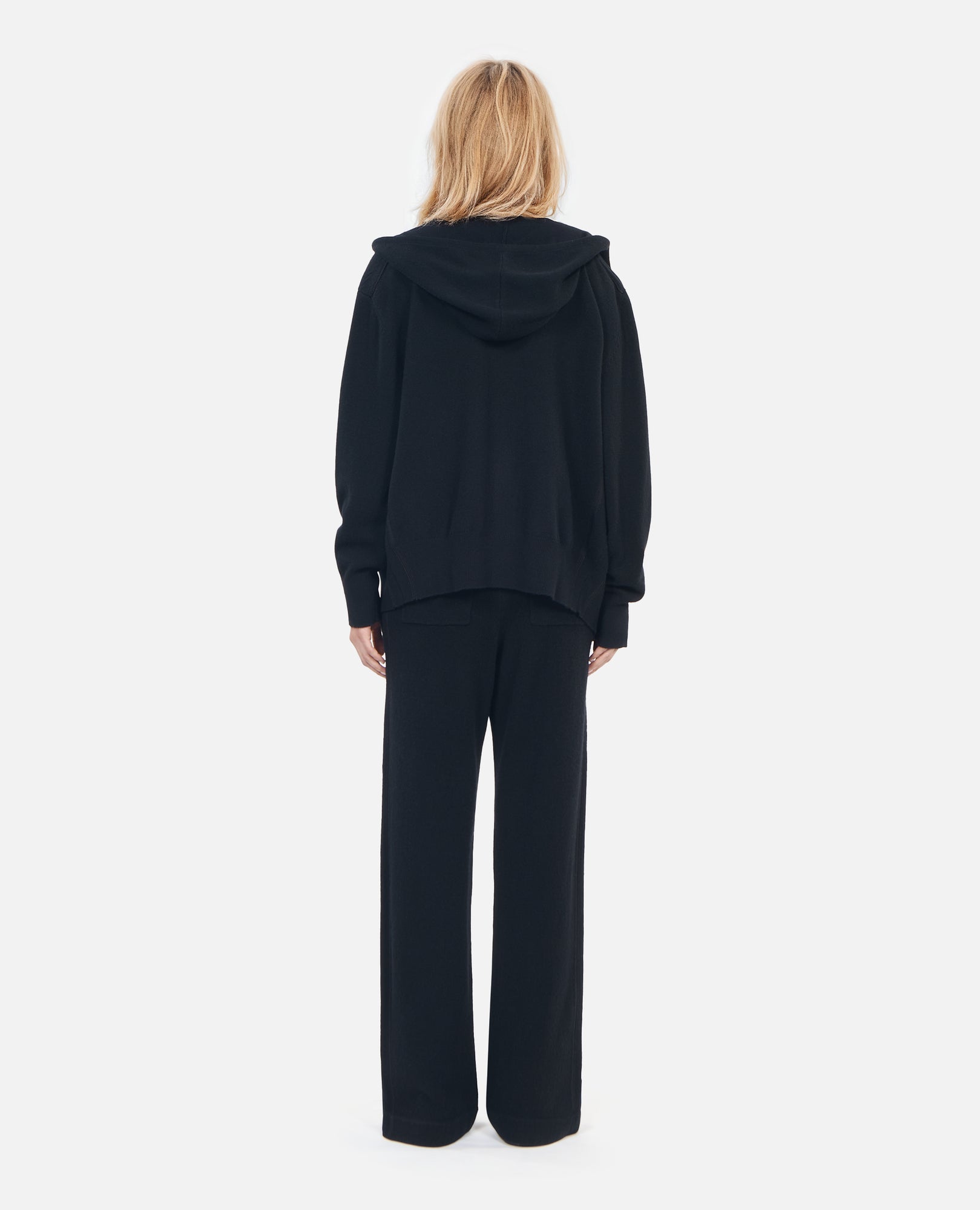 Wool And Cashmere Hoodie | Women | Black