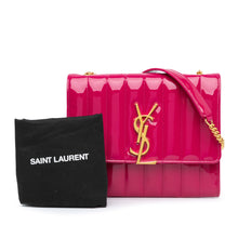 Saint Laurent | Pre-Owned Medium Patent Vicky Crossbody | Pink/Hot Pink