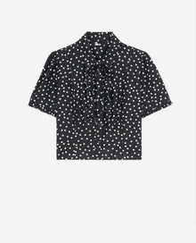 Polka Dot Shirt | Women | Black x White