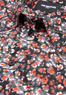 Floral Printed Shirt | Women | Black x Red