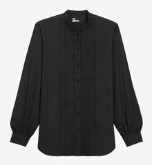 Embroidered Shirt | Women | Black