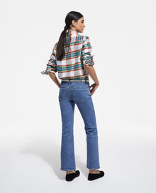 Overshirt With Check Motif | Women | Multicolorlor