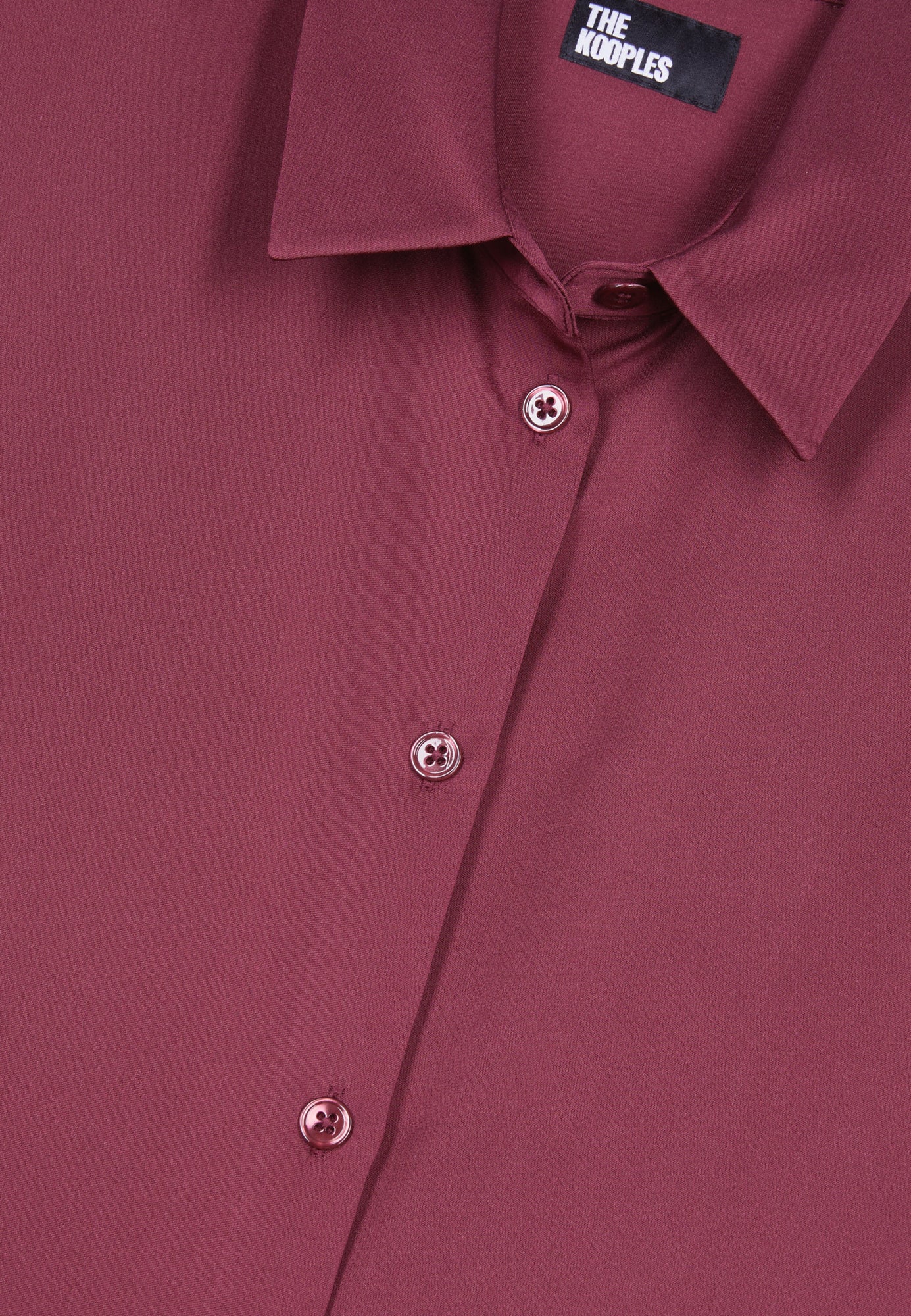 Silk Shirt | Women | Burgundy