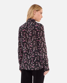 Floral Print Shirt | Women | Black