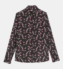 Floral Print Shirt | Women | Black