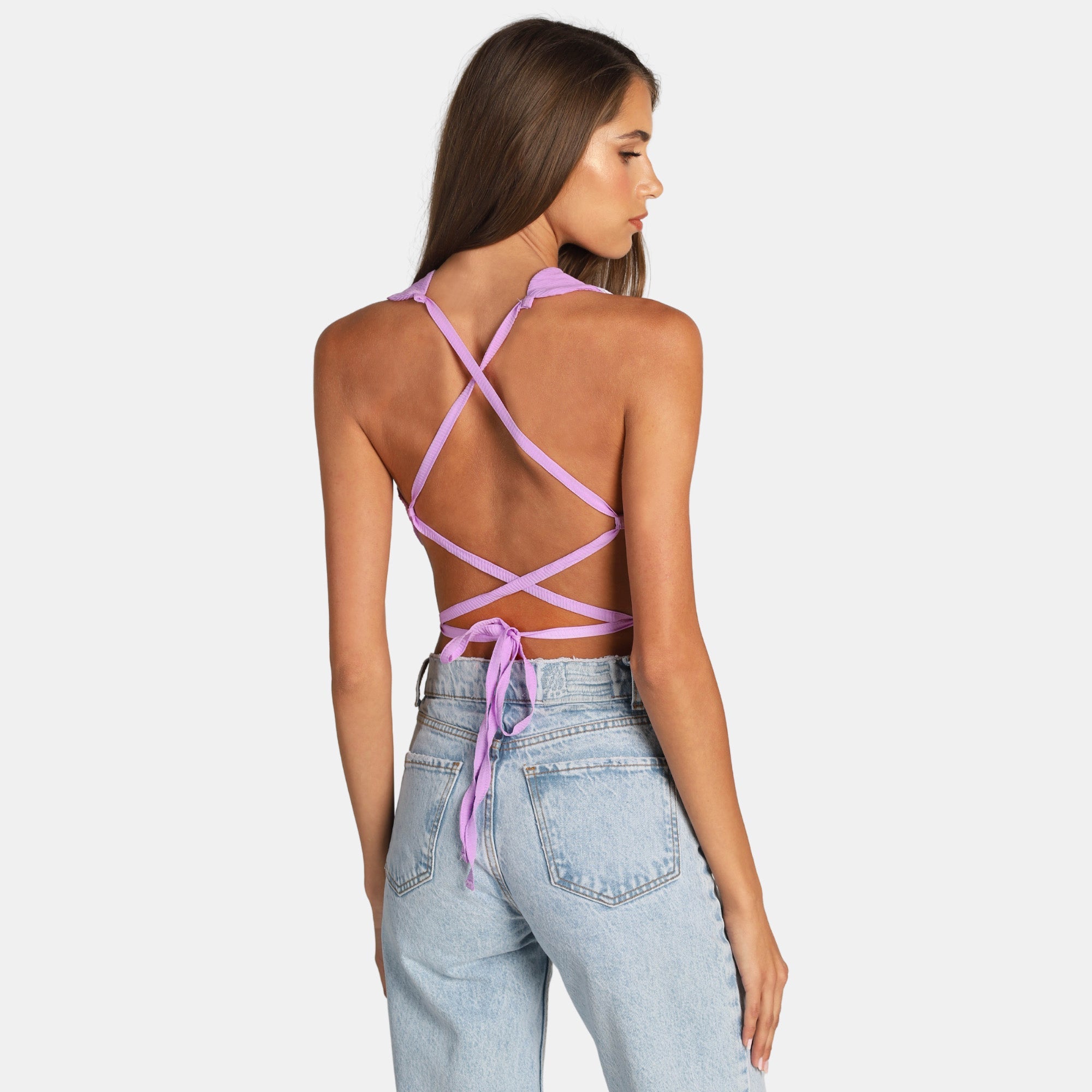 OW Collection FEYA Butterfly Top Account 168 - Lavender