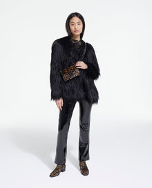 Faux Fur Coat | Women | Black