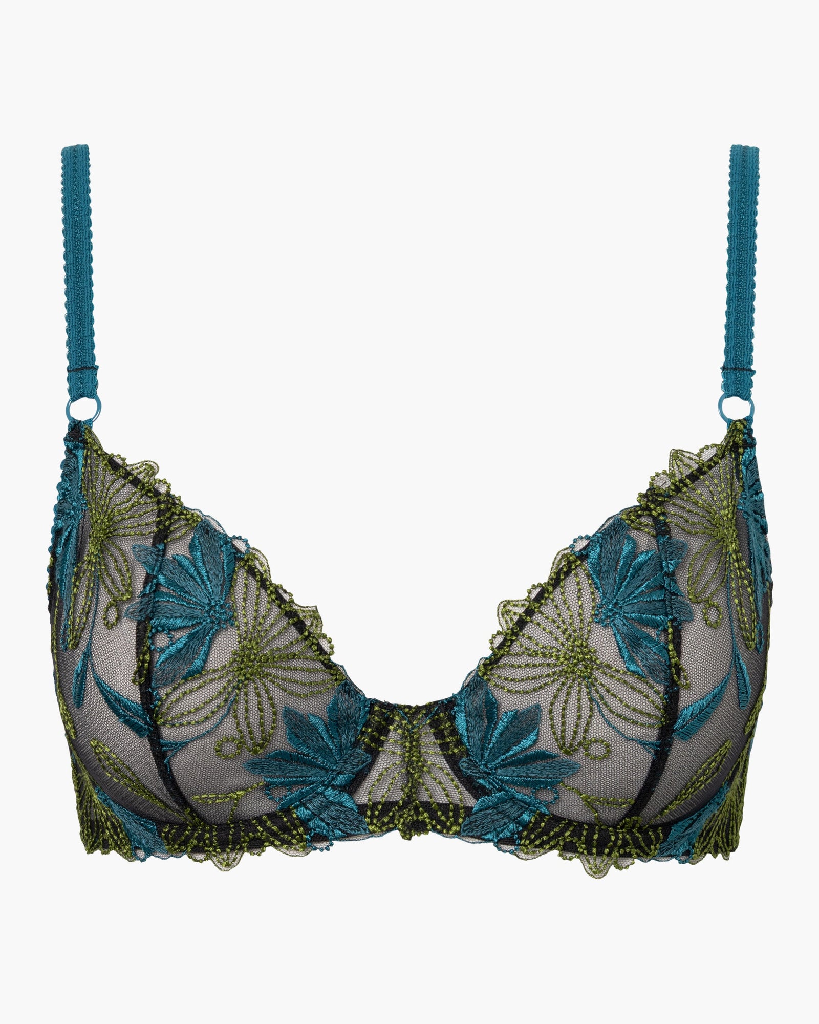 Black Bra - Fiorita Demi Underwire Bra