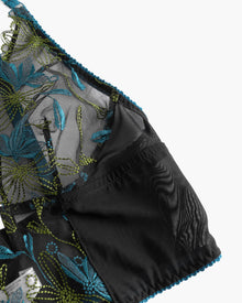 Black Bralette - Fiorita Longline Bralette