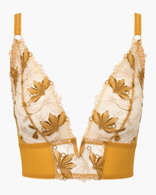 Gold Bralette - Fiorita Curvy Longline Bralette