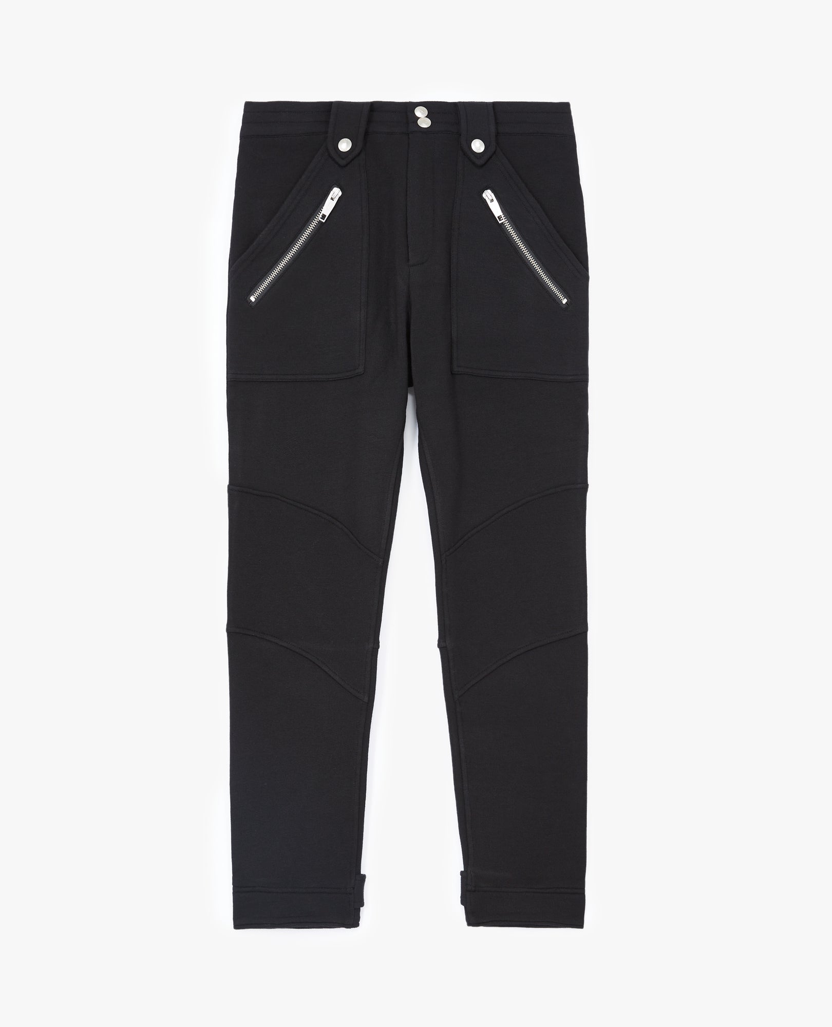 Cargo-Style Joggers With Zip | Women | Black