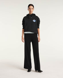 Roomy Wool And Cashmere Pants | Women | Black