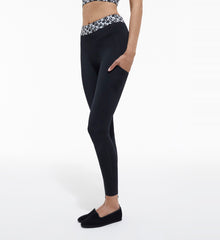 Technical Leggings With Logo | Women | Black