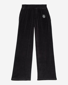 Velvet Tracksuit Trousers | Women | Black