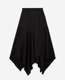 Wrap Skirt With Star Print | Women | Black