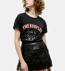 Short Leather Skirt | Women | Black