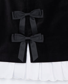 Short Velvet Skirt | Women | Black