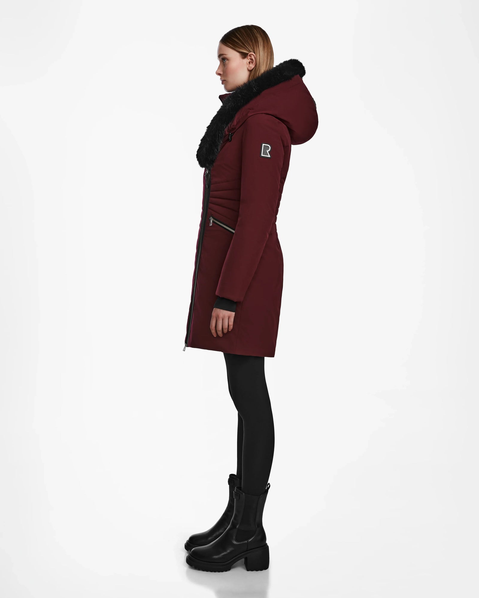Women | CORA Down Parka | Wine