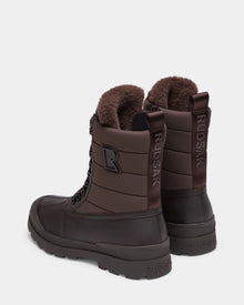 The REAGAN - 6224501 Espresso men’s winter boots by Rudsak combine style, durability, and comfort, making them a reliable choice for any occasion all season long.