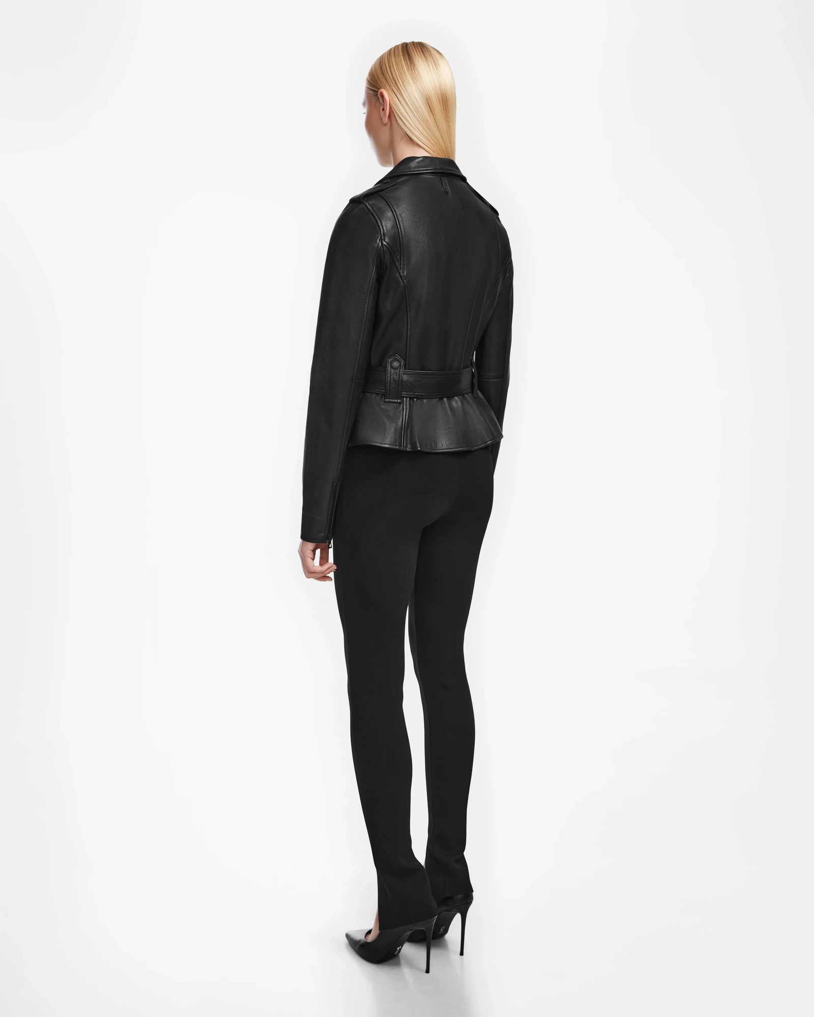Women | YEVA Leather Jacket | Black
