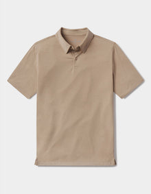 Men | LuxeJersey Polo | Fawn