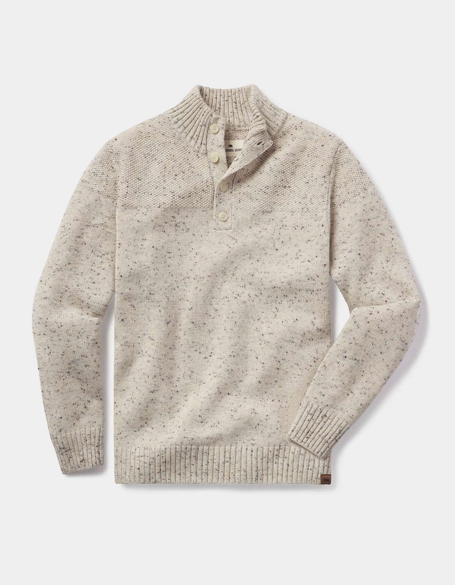 Men | Seawool Nep Popover | Cream
