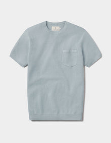 Men | Waffle Knit Sweater Tee | Misty Harbor