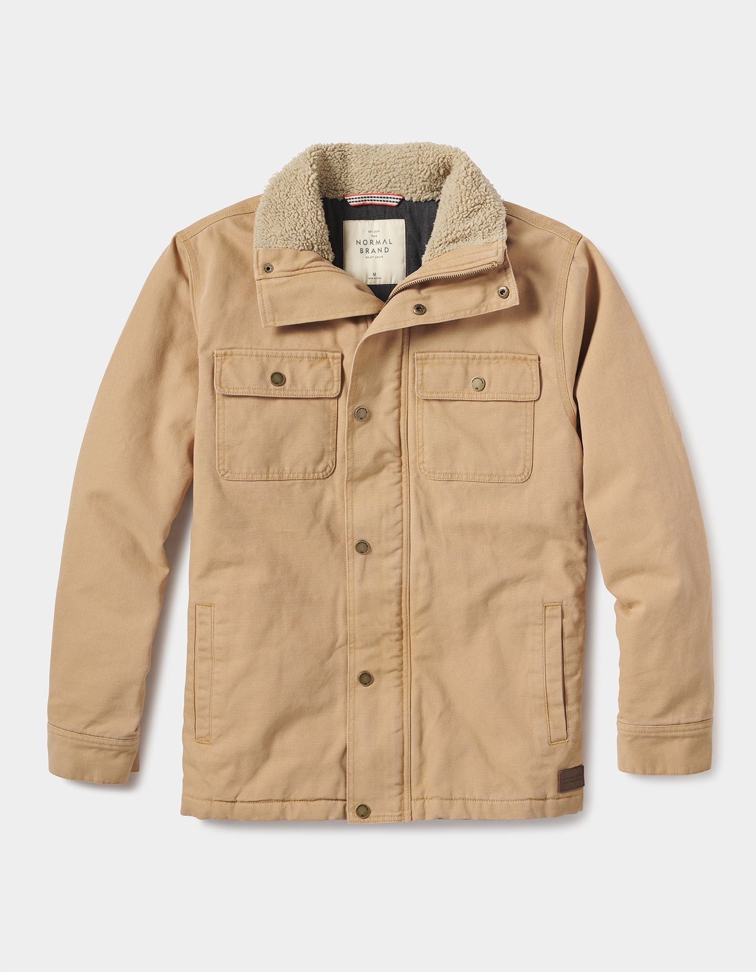 Men | Canvas Chore Coat | Camel