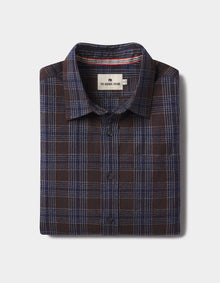 Men | Nikko Button Up Shirt | Brown Plaid