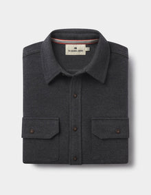 Men | Heavyweight Chamois Overshirt | Heathered Charcoal