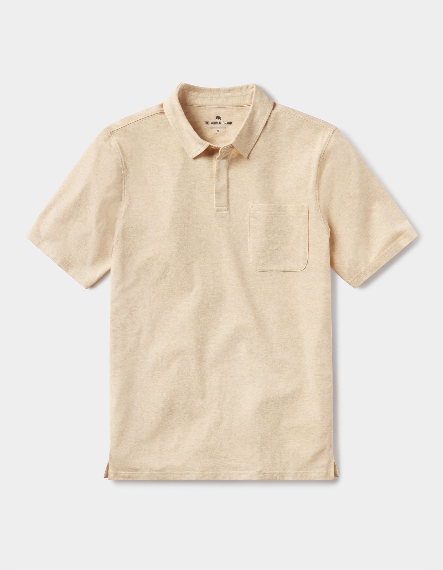 Men | Active Puremeso Everyday Polo | Iced Latte