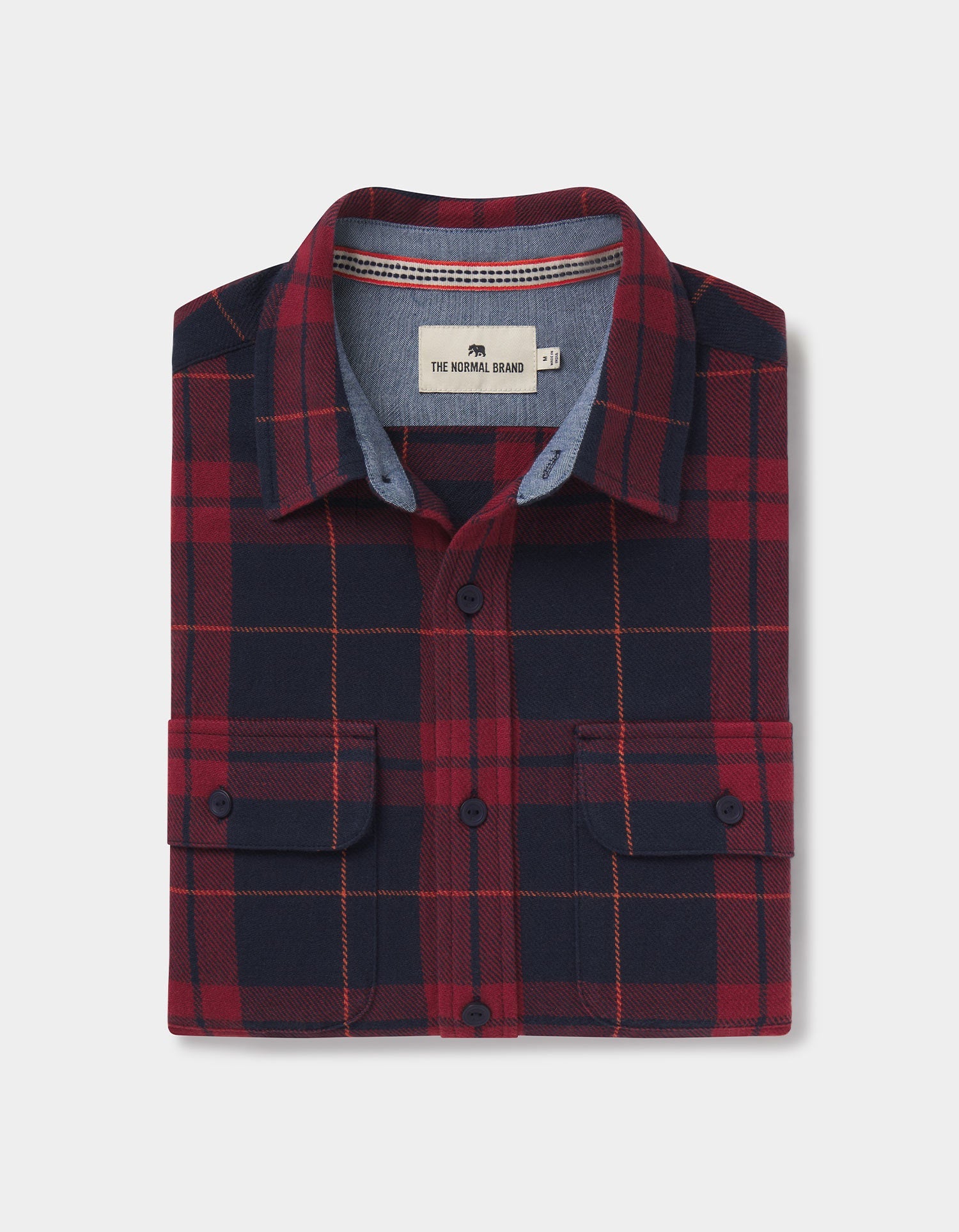 Men | Mountain Overshirt | Garnet Plaid