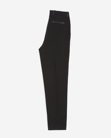 Roomy Pants In Cotton With Darts | Women | Black