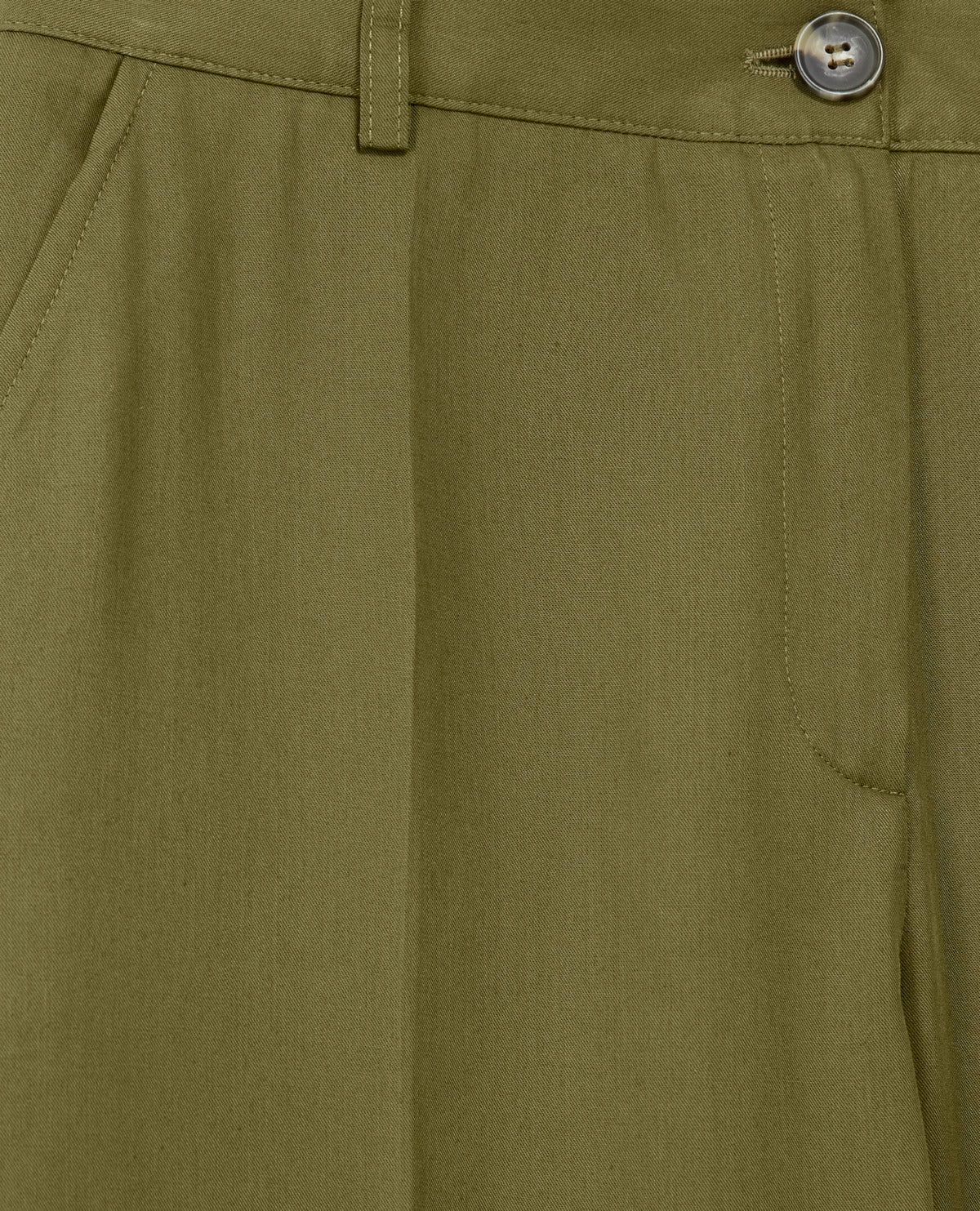 Tencel Military-Style Pants | Women | Khaki