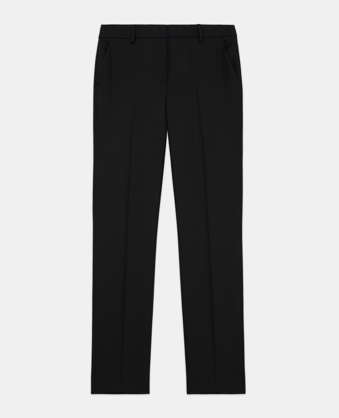 Wool Suit Pants Tailored Cut | Women | Black