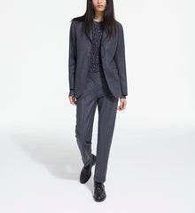 Gray Wool Suit Pants | Women | Grey