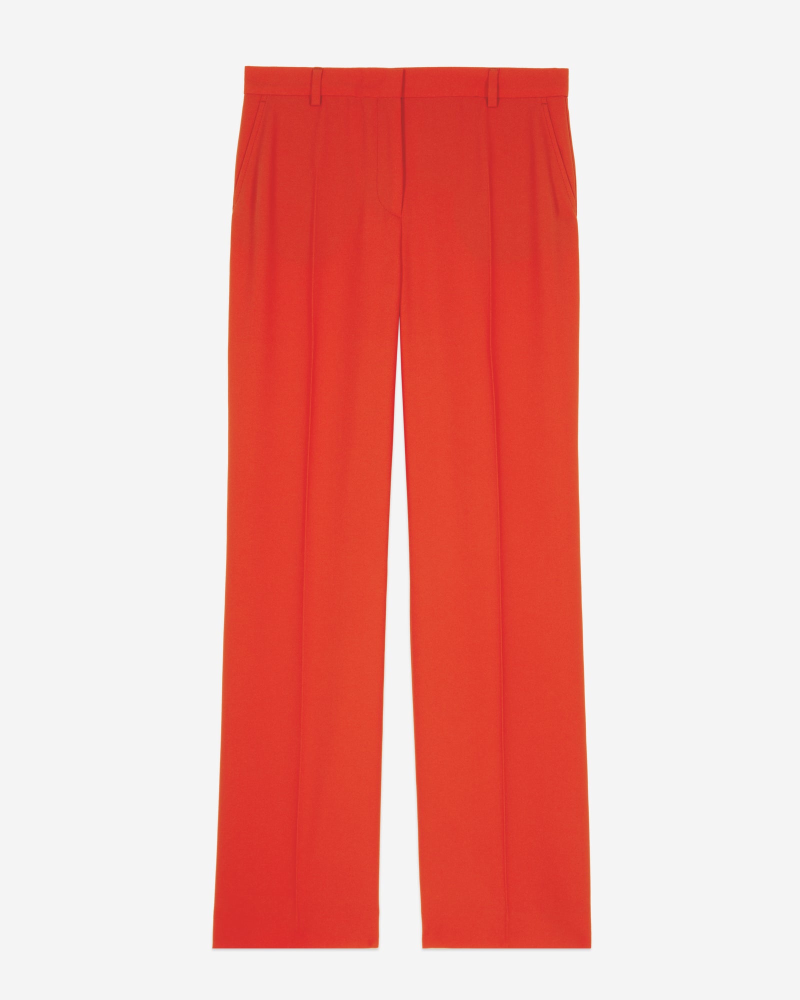 Crepe Suit Trousers | Women | Red