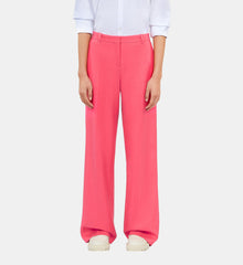 Fuchsia Suit Trousers | Women | Retro Pink