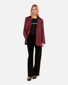 Corduroy Suit Trousers | Women | Black