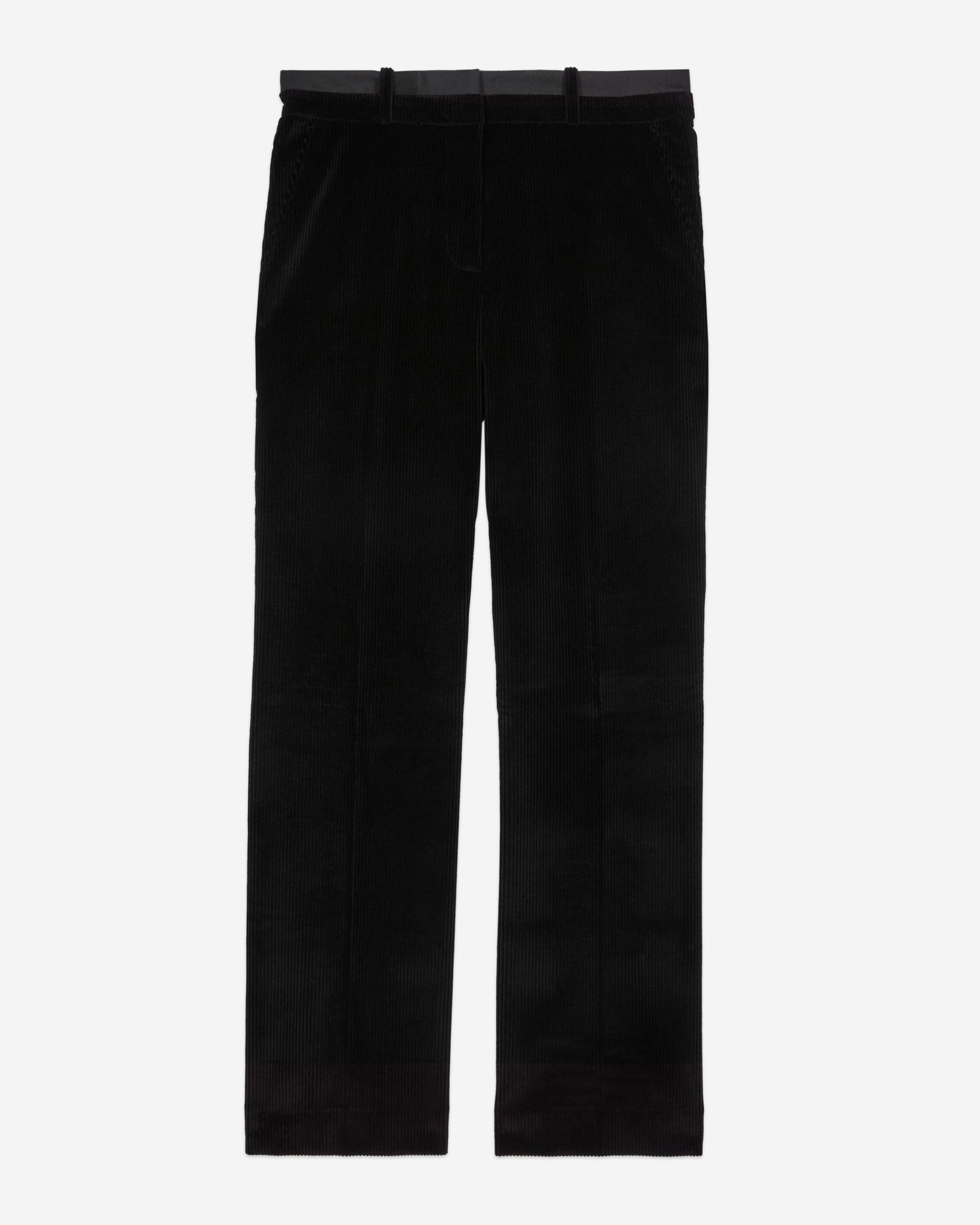 Corduroy Suit Trousers | Women | Black