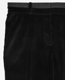 Corduroy Suit Trousers | Women | Black