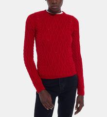 Wool Sweater | Women | Tango Red