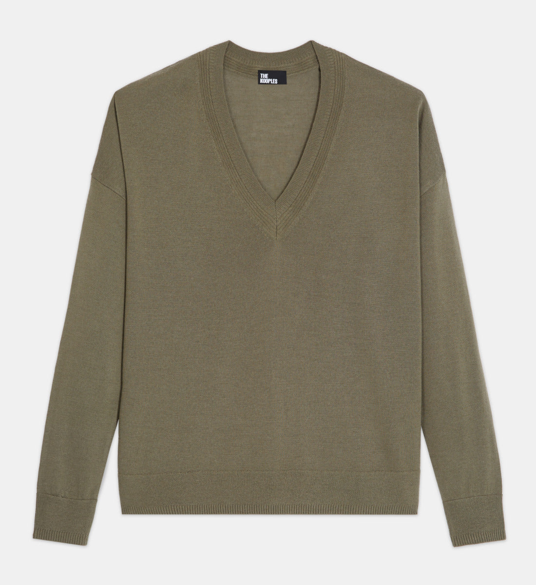 Khaki Wool Sweater | Women | Algue