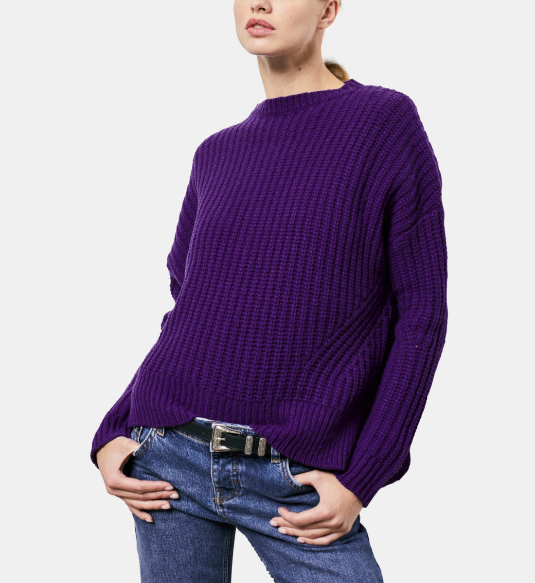 Wool Sweater | Women | Purple