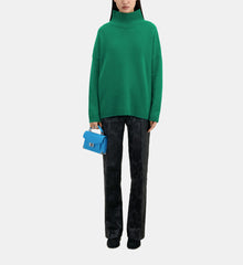 Cashmere-Blend Sweater | Women | Green